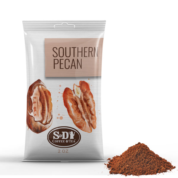 Southern Pecan Ground Coffee Pack, 2oz-Case (24ct)-S&D Coffee & Tea