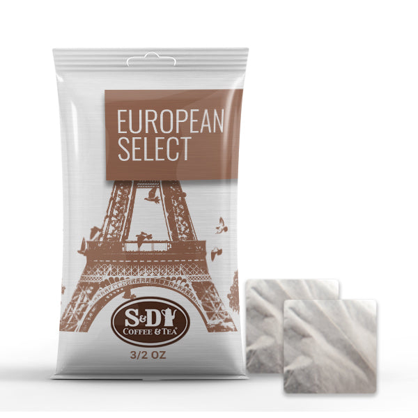 European Select Ground Coffee Filter Pack-16ct-3/2oz-S&D Coffee & Tea