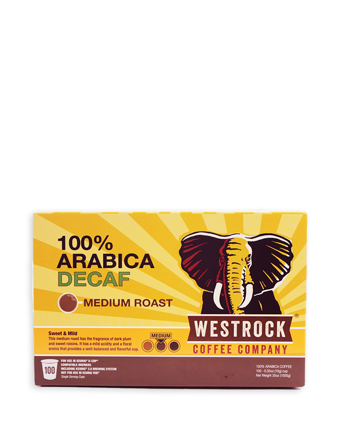 100% Arabica Decaf Single Serve 100 Count