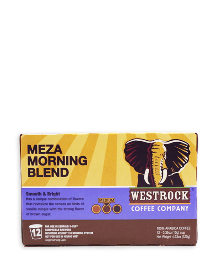 Meza Morning Blend Medium Roast Single Serve 12 Count