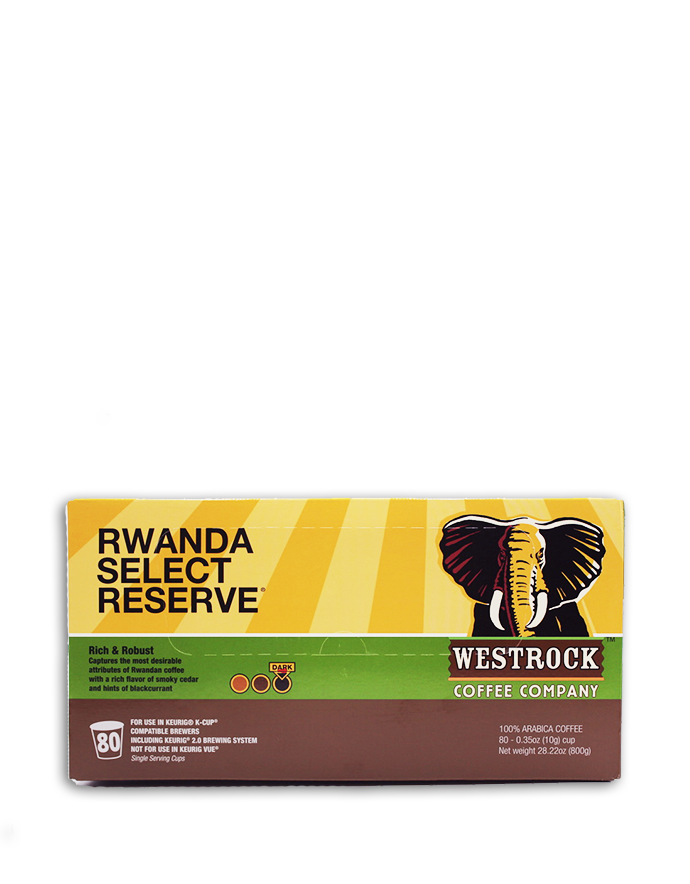 Rwanda Select Reserve Dark Roast Single Serve 80 Count