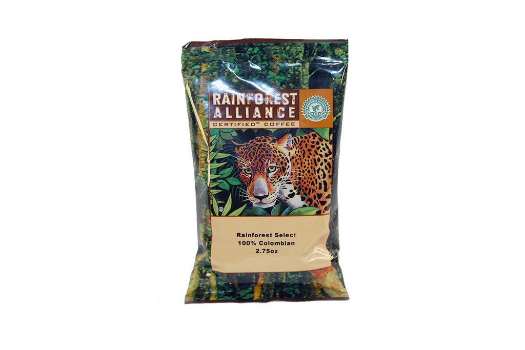 Rainforest Alliance Certified 100% Colombian Ground Coffee Pack-42ct-2.75oz-S&D Coffee & Tea