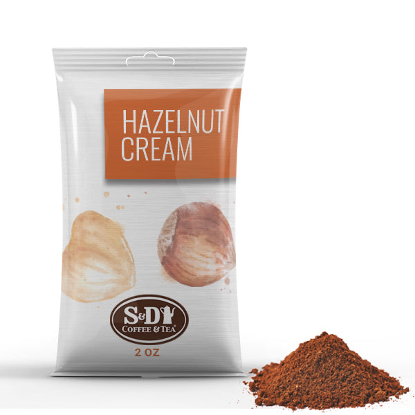 Hazelnut Cream Roasted Ground Coffee Pack, 2oz-Case (24ct)-S&D Coffee & Tea