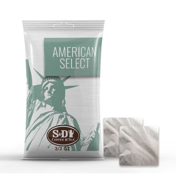 American Select Ground Coffee Filter Packs-16ct-3/2oz-S&D Coffee & Tea